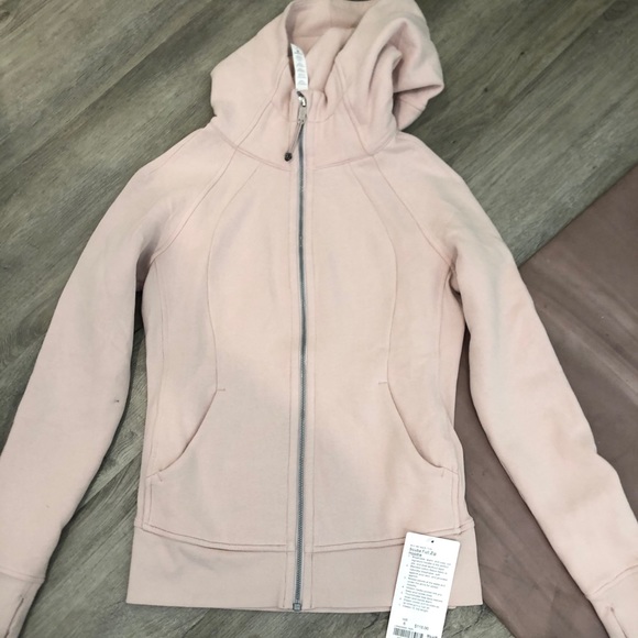 lululemon athletica Jackets & Blazers - sold - k ORIG $118! LIGHT PINK HOODIE NEW